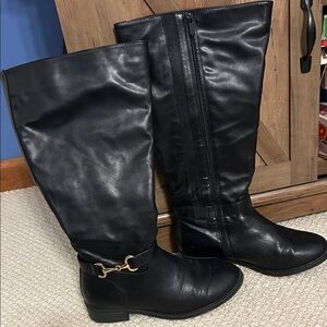 Torrid Black Knee High Boots